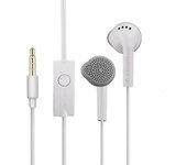 Auriculares ehs61 con cable con micrófono para Samsung S5830 S7562 para auriculares Xiaomi para auriculares de teléfonos inteligentes Blanco