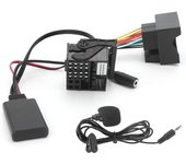 Adaptador de audio Bluetooth 5.0 con micrófono para BMW E60 E63 E64 E65 E66 E87 - Cable AUX de 59,1 pulgadas