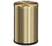 Cubo de basura de acero inoxidable con capacidad de 9 litros: duradero y a prueba de óxido 9L de oro