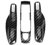 Juego de cubierta de moldura de llave de automóvil estilo fibra de carbono para Porsche Cayman / Macan / Boxster (3 piezas)