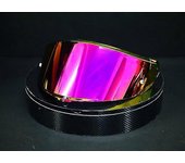 K6 Visera de casco Motocicleta Casco de cara completa Escudo Visera Lente Visión nocturna Visera Caso Máscara Gafas para AGV k6 Purple Red