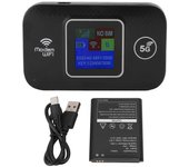 Enrutador inalámbrico WiFi portátil 4G LTE Alimentado por USB 300 Mbps Uso compartido de alta velocidad Hasta 10 dispositivos WiFi WiFi móvil 4G pa...