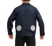 Chaqueta de ventilador de enfriamiento al aire libre de verano Traje de aire acondicionado para hombres Ropa de protección solar resistente al desg...