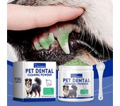 Unbrand Polvo dental para perros, Polvo de limpieza dental para perros, Polvo dental para perros, Cuidado dental para perros, Placa y polvo para ma...