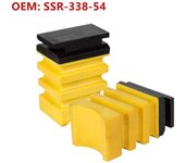 2 piezas Kit de resorte auxiliar de aire trasero SSR-338-54 SSR33847 para - 2500 3500 4500 2010-2020 Resorte auxiliar de suspensión Amarillo