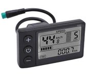 24V 36V 48V 60V Pantalla LCD a prueba de agua S866 Panel de control Tablero Pantalla de bicicleta eléctrica para El Como se muestra