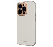 Moshi Funda Magsafe para Iphone 14 Pro Napa MagSafe Cuero Gris 6''