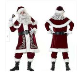 Disfraz de Papá Noel Padre Madre Navidad Traje de Navidad Hombres Damas Disfraz de Navidad hombre 5XL