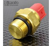 Redkid Interruptor térmico del ventilador del radiador para Kawasaki KL650 KLR650 Z1000 Z750 Z750S ZX12R ZX-6R ZX636 ZX-6RR ZZR1200 Ninja 250R EX25...