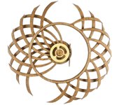 Wooden Kinetic Sculpture Personalized Rotating Wall Art Ornament For Home Living Room Office