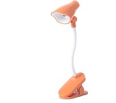Lámpara de escritorio, clip de rotación 360 en la lámpara Luz de lectura de libros portátil, abrazadera en el escritorio / mesa / litera Cama / arm...