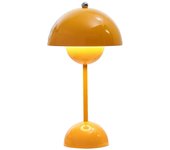 Lámpara de mesa Nordic Danish Flower Bud Lámpara de mesa (recargable) Amarillo