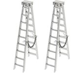 2x Escalera plegable compatible con 1:10 Rc Tracked Vehicle Traxxas Trx4 Axial, 150mm