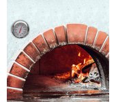 Termómetro Horno de leña / Horno de pizza / Horno de piedra / 400 C / 30 cmanalógico, bimetálico.