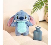 Calentador de manos de dibujos animados de invierno Puntada de botella de agua caliente llena de agua lindo juguete de peluche mano cálida Azul