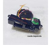Lahdek Robot aspirador Rueda derecha Rueda izquierda para Everybot CRL200A2 Robot aspirador Piezas de repuesto Accesorios Reemplazo