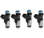 4 piezas nuevas boquillas de inyector de combustible de gasolina 0280158057 para 206 C2 C3 Partner 1.1 IPM002 1984.C9 0280156324 Plata Negro
