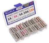 3 Valores 100 piezas 3 5 13 A amperaje 240 V Volt Enchufe de red doméstico Fusible 6.3x25 mm 0.25x1Inch BS1362 Tubo cerámico