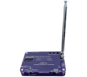 Transmisor FM 76MHz-108MHz Bluetooth FM Transmisor Radio con Batería compatible con Transmisión de 100 Metros Púrpura
