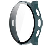Protector de pantalla de parachoques a prueba de polvo para caja de carcasa Venu 3 película templada + carcasa Verde