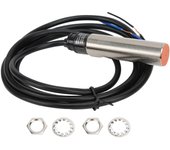 Interruptor de proximidad BERM Controlador de sensor de detección cilíndrico de 3 hilos PRL18-5DP 10-30VDC