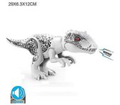 Jurassic world 2 brutal raptor building blocks dinosaur bricks tyrannosaurus indominus i-rex assemble dino kids toys Estilo 5