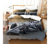Juego de fundas nórdicas de ropa de cama Impresión 3D F1 Racing Quilt Cover Bedding Juegos, Racing Print Single Double King Size Juego de fundas nó...