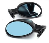 SDAO California Espejos Retrovisores Universal Custom Hot Rod Clásico Fiat Vitaloni PAIR blue mirror