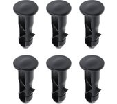 3 pares de pernos de bisagra pasadores de bisagra para contenedores de tapa de botes de basura para caber 240/120/100 / 60l cubos de basura al aire...