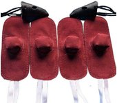 4 piezas Gallo Mitt Para Gallos Casco de gallina Protección de lucha Animales de granja Gallos Gallinero Accesorios del gallinero (color: 4pcs)