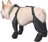 Botas de invierno para perros Antideslizantes, botas impermeables para perros con correa auxiliar, zapatos para perros con suela de goma resistente...