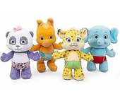 Jtgg Paquete de regalo de peluche de muñeca de peluche Word Party Baby Animal de 25 cm - Lulu Bailey Franny Kip-Yvan Canguro