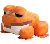 Minecraft Frog Throw Pillow Plush Toy Multicolor Pixel Frog Muñeca de peluche para niños niños fanáticos Naranja