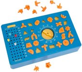 Kensty Divertido juego de mesa por tiempo limitado, unidad de juego con temporizador y bandeja emergente - Tamaño del juego 12x12x12.5cm, Azul