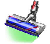 Para V7 V8 V10 V11 V15 Limpiadores inalámbricos Accesorios de aspiradora Herramienta de piso de turbina con detección de polvo Como se muestra