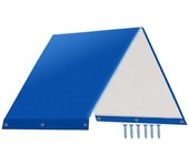 Cubierta de toldos de sombra impermeable Reemplazo de lona Techo Parque infantil Parque infantil Protector UV Azul