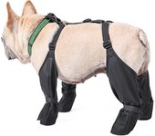 Botas de invierno para perros Antideslizantes, botas impermeables para perros con correa auxiliar, zapatos para perros con suela de goma resistente...