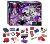 Caja Sorpresa Mágica Calendario de Adviento 2024 Para Niños 24pcs Trucos Mágicos Kit De Accesorios Calendario De Cuenta Regresiva Navideña Juguetes...