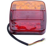 2 x 12v LED luces traseras Indicador de parada Barco Coche Remolque Camión Señal a prueba de agua Rojo amarillo