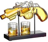 SBSGV Regalos para Papá de Hombres, Juego de Decantador de Pistola de Whisky Kollea de 9 Oz con Vasos, Dispensador Fresco para Vodka de Licor
