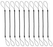 10 piezas de tableta lápiz óptico cuerdas anti-pérdida de lápiz óptico cordones elásticos cuerdas de lápiz táctil cuerdas de resorte Negro 20.00X0....
