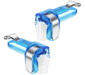Mini disparador de juegos para PUBG Gamepad Mobile Control L1 R1 Shooter Pubg Game Fire Buttons L1 R1 para Android Ios Joystick azul