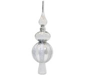 Topper del árbol de Navidad Xmas Glitter Treetop Topper Antideslizante Botella Calabaza Forma Decoración del árbol de Navidad Crear ambiente de fie...