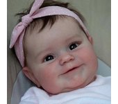 Renace muñeca 50cm renacido muñeca bebé nacido niña realista real toque suave maddie con el pelo enraizado a mano de alta calidad muñeca de arte he...