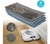 Para IRobot Braava Jet M6 Aspiradora Reutilizable Húmeda y Seca Lavable Mop Pad 6PCS