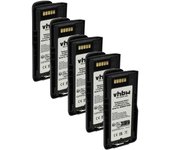Batería vhbw 5x compatible con Motorola Tetra MTP3550, MTP3500, MTP3250, MTP3200, MTP3100, radio MTP3150, walkie talkie (2900 mAh, 3.7 V, Li-ion) N...
