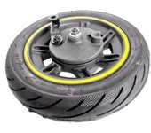 Rueda delantera de scooter eléctrico de 10 pulgadas para ninebot max g30 scooter