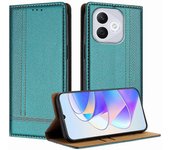 Para Honor 400 Lite Caso En Forma De L Patrón De Cuadrícula Cubierta Del Teléfono Del Soporte De Cuero Con Ranuras Para Tarjetas-