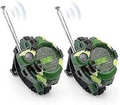Reloj Walkie Talkies de 2 paquetes para niños, juguetes para niñas de 3 a 12 años, relojes de juguete de largo alcance como regalos para niños de m...