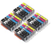 4 Juego de 5 cartuchos de tinta para reemplazar Canon PGI-570 y CLI-571 Compatible/no OEM de Go Inks (20 tintas) - jjS